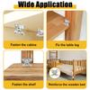 Heavy Duty 2/4/6pcs Zinc Alloy Butterfly Corner Brackets, Detachable Woodworking, Furniture, Drawer, Cabinet and Indoor Use