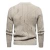 Hot Selling Autumn and Winter Crew Neck Sweater Men's Korean Slim Pullover Men's Knit Sweater Bottom Sweater