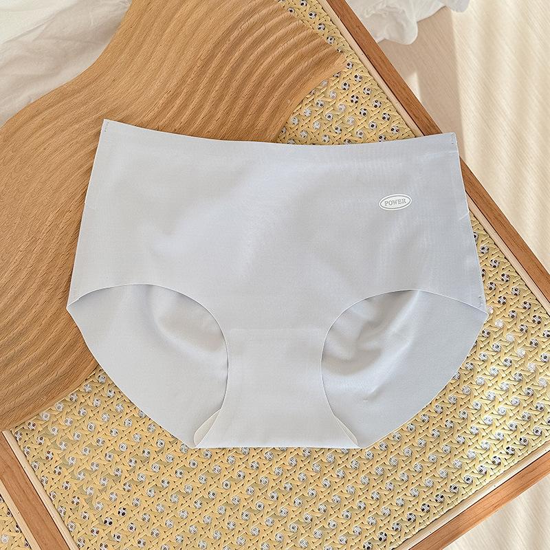 Thin Underwear Women Comfortable Breathable Girls No Trace Matching Color Middle Waist Antibacterial Briefs