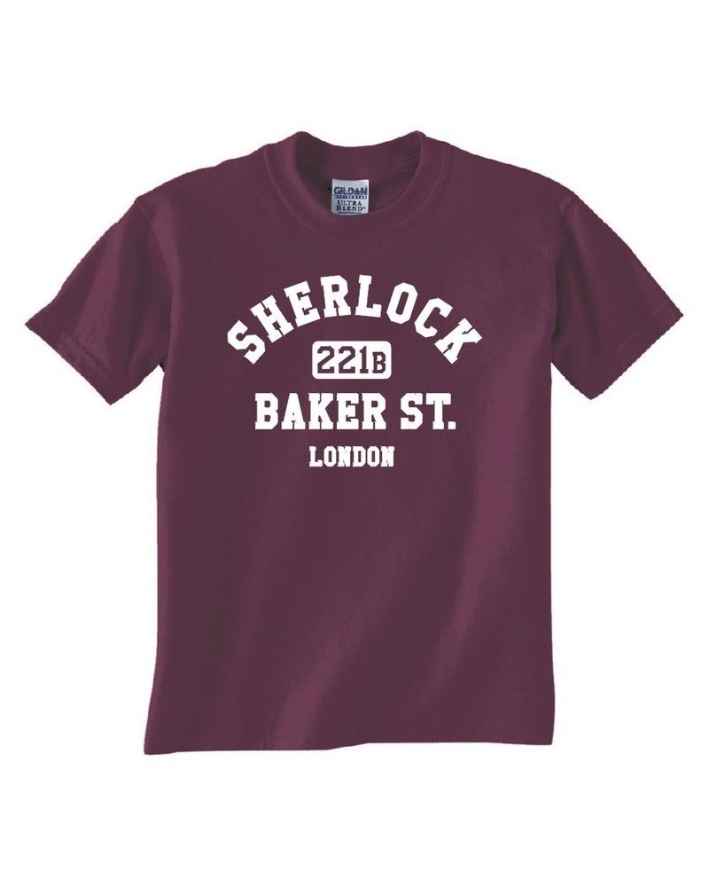 Sherlock Holmes 221b Baker St London T Shirt New