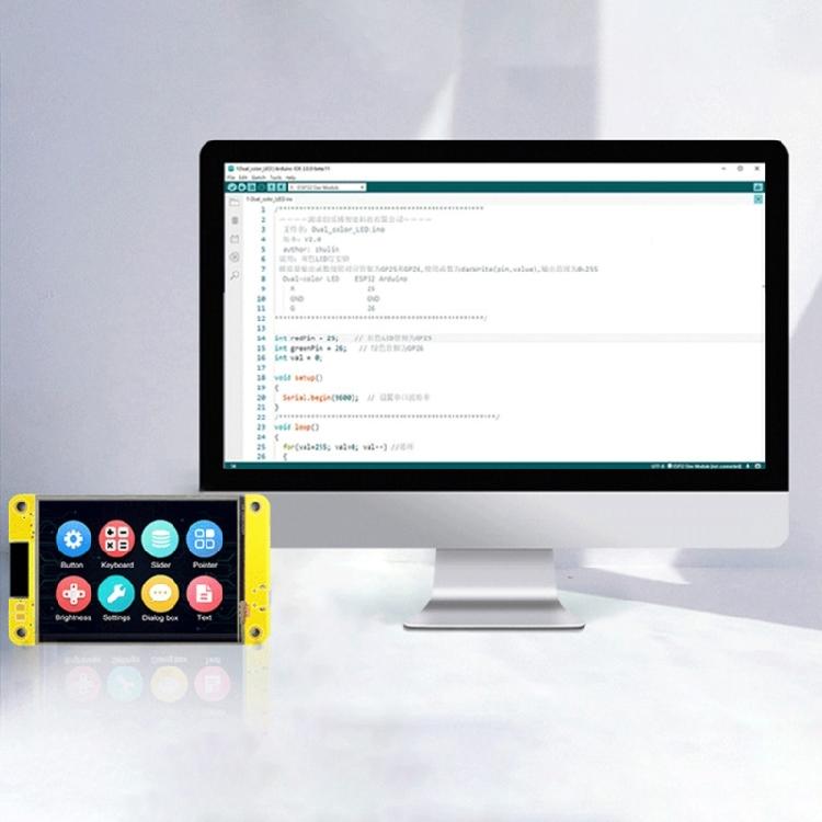 2.8inch ESP32 Display ESP32-2432S028R Resistive Touch Screens 240x320 TFT LCD Module Development Board Screen Replacement