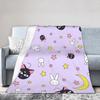 Sailor Moons Flannel Blanket Winter  Soft Durable Bedding Throws for Girls Boys Couch Bed Novelty Bedspread Sofa Bed Cover