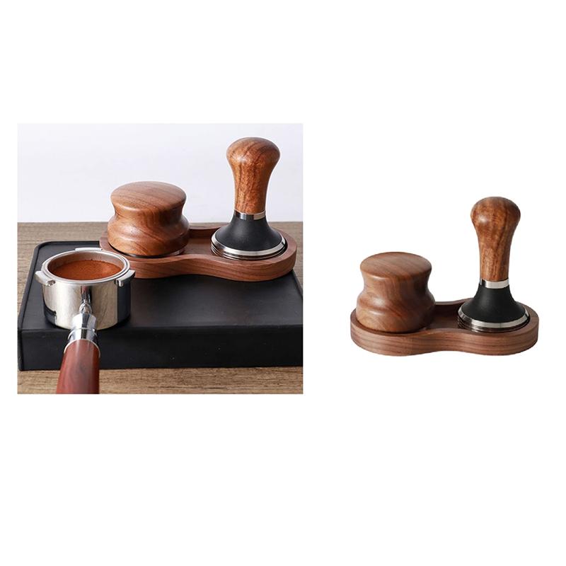 AD23-Coffee Distributor And Tamper, 51Mm 53Mm 58Mm Professional Espresso Hand Coffee Hammer Tamping Kit With Universal Base Dura