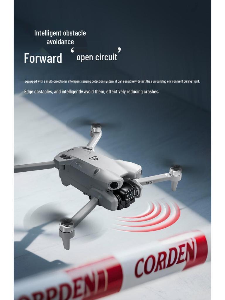 GT50 Drohne mit Bildschirm: HD-Kamera, Bürstenlose Motoren, Hinderniserkennung, Fernsteuerbarer Quadcopter-Spielzeug.