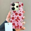 Circular Dots Cherry Feather Texture Phone Case for Xiaomi Redmi 13C 14C A5 A3 A4 A3X A1 A2 Note 14 13 12 11 11S 10 Pro Cover