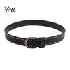 Slimming Waist Cincher Belt 110cm Punk Star Rivet for Women, Faux Leather Studded Fashion Casual Decoration with Metal Buckle, Edgy Music Festival