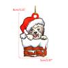 Lovely Cartoon Dog Ornaments 2023 Christmas Decoration Hanging Tree Pendant for Car Personalized Gift for New Year Party