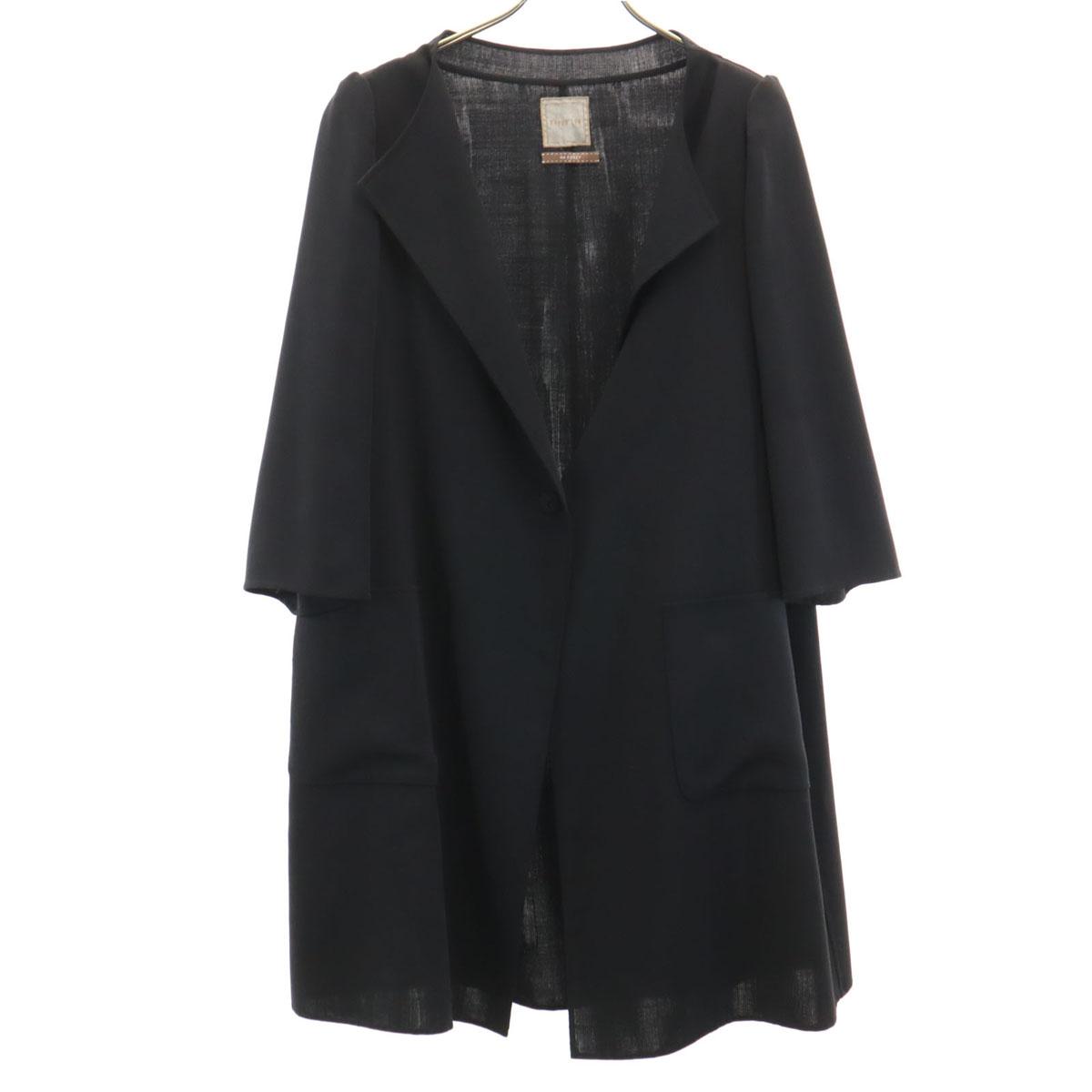 

DAISY LIN Для FOXEY сделано в Японии церемониальное пальто 40 черный Женское Б/У