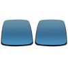 One Pair of Blue Wing Mirror Glass Rearview Mirror Replacement for E46 02.1998 03.2005 for E39 1995 2000
