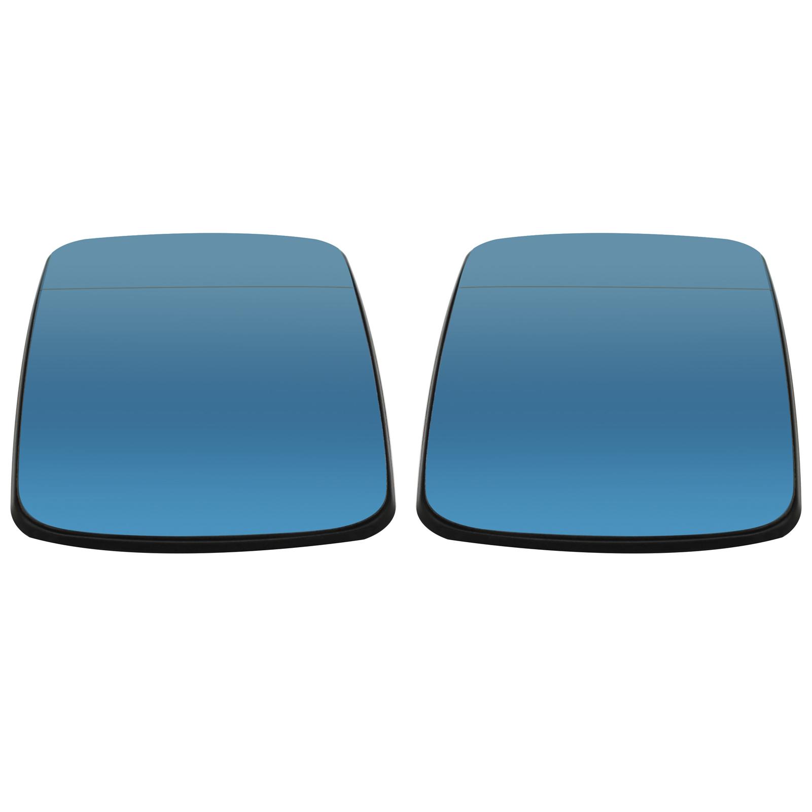 One Pair of Blue Wing Mirror Glass Rearview Mirror Replacement for E46 02.1998 03.2005 for E39 1995 2000 luce di colore blu