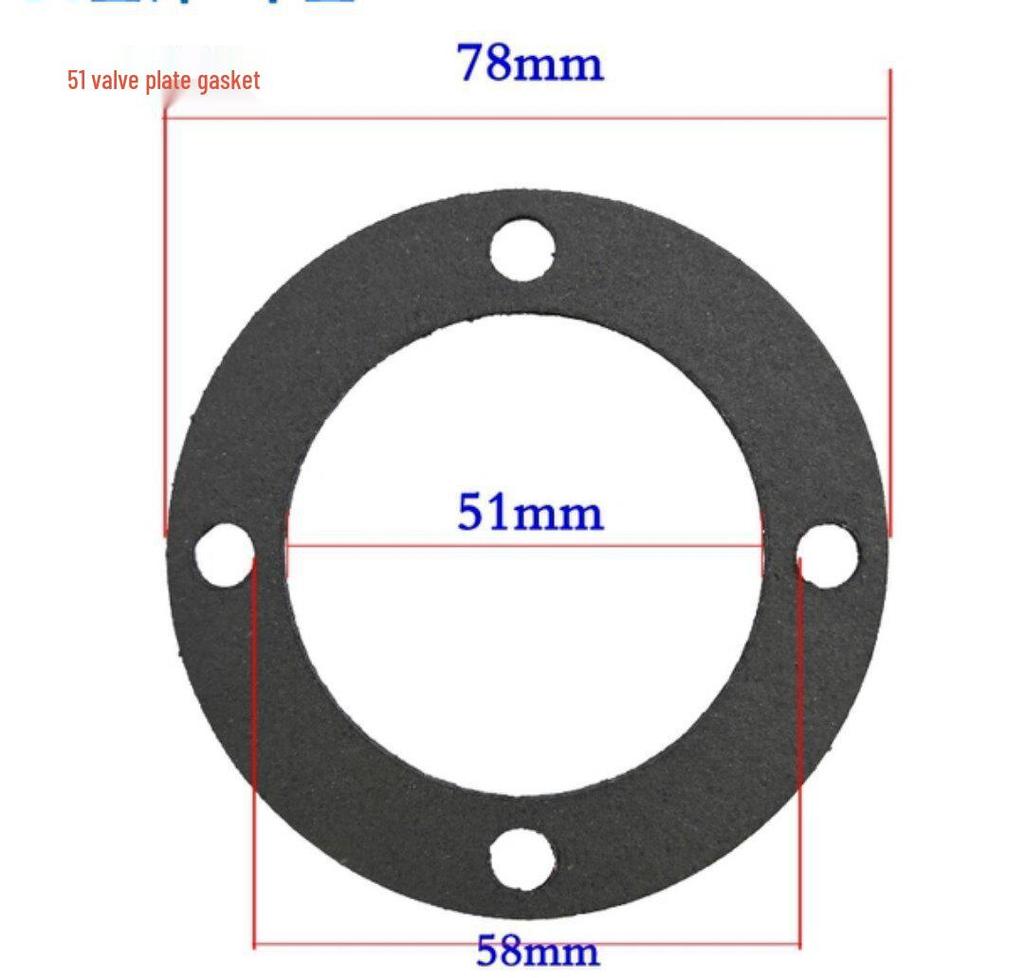 Air Compressor Head & Cylinder Seal Kit: Paper, Steel Wire, Asbestos Gaskets & 3P Air Rod Gasket