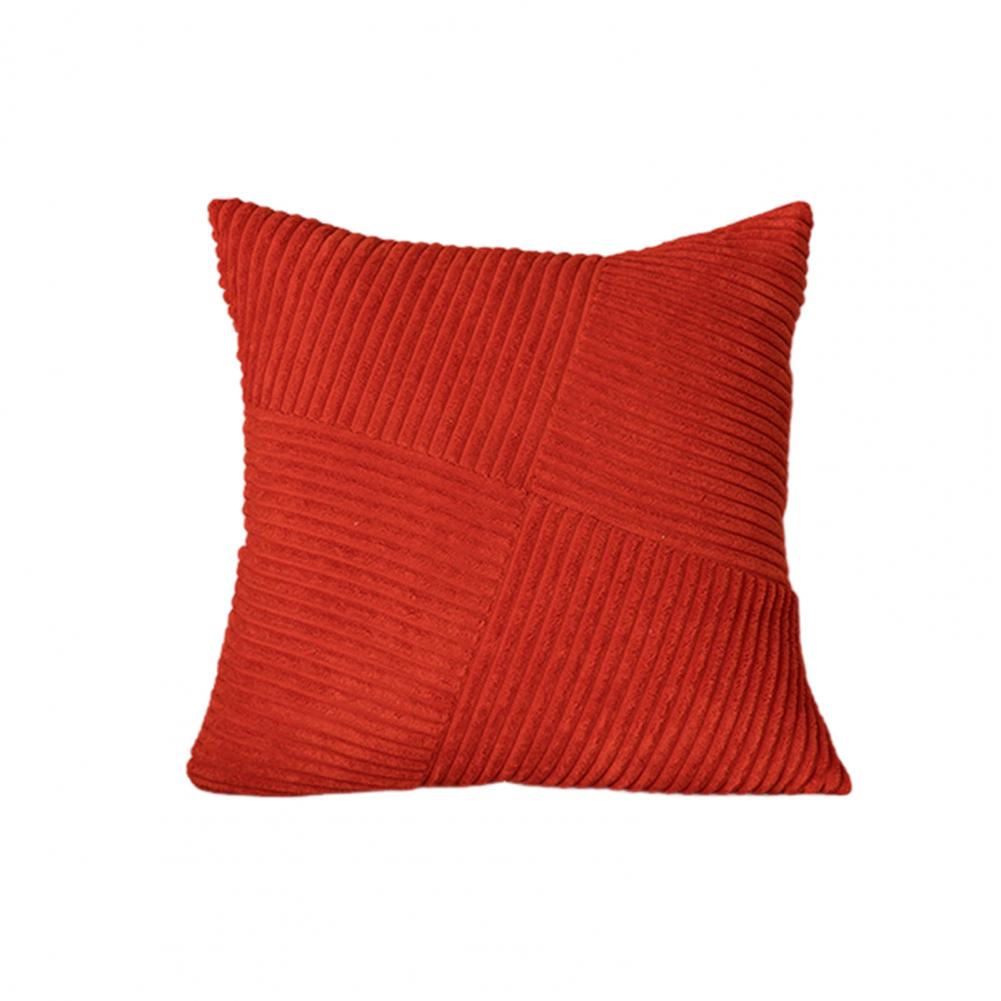 Corduroy Throw Pillow Cover Geometric Pattern Pillowcase Boho Textured Corduroy Pillow Covers for Farmhouse for Sofa Room
