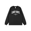INS Trendy Unisex Hip Hop Retro Letter Print Cuffed Long Sleeve T-shirt