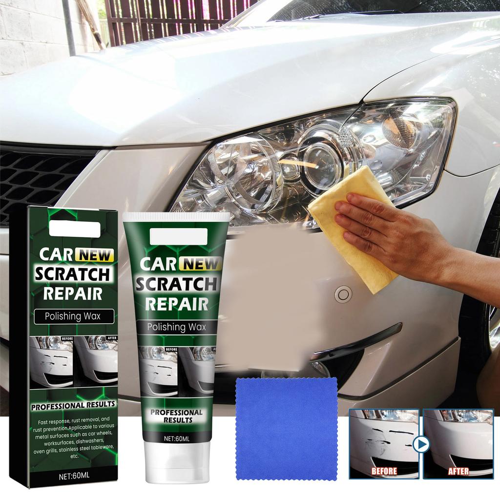Homonth Car Scratch Polishing Paste Car Maintenance Cleaning Paint Scratch Care Paste 60ML