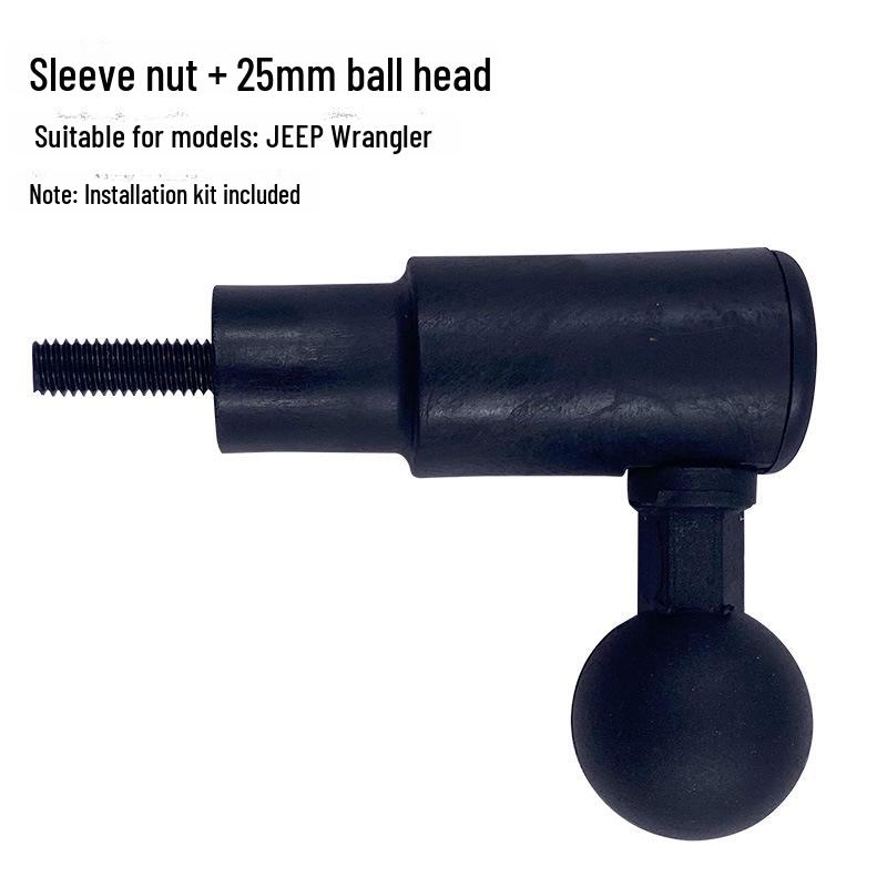 Wrangler A-Pillar 25mm Ball Head Car Bracket Phone Holder Accessories