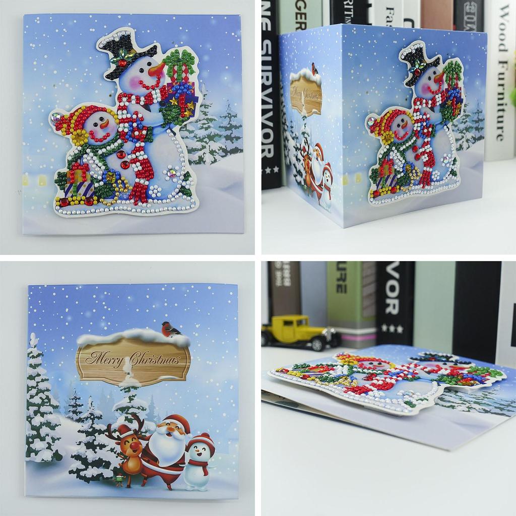 Cheap Christmas Cards Diy Diamond Painting Gift Card Joom