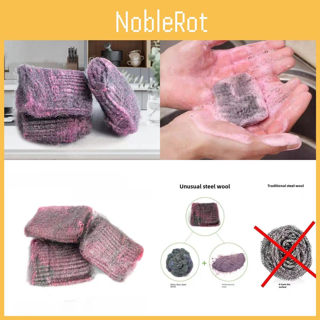 Ball Wire Steel Soap Brush Kitchen Cleaning Ball Degreasing Brush Dishwashing