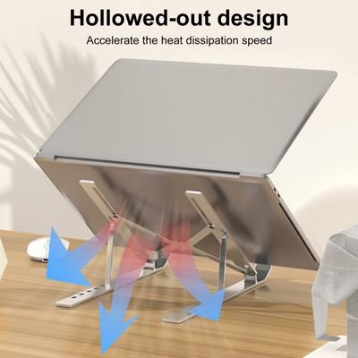 Laptopständer Tragbarer Notebook-Halter Starke Tragfähigkeit Höhenverstellbar Faltbares Design Notebook