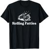 Pinchchoo Rolling Fatties Cat Lover Funny Cat Kitten Men Women T-Shirt