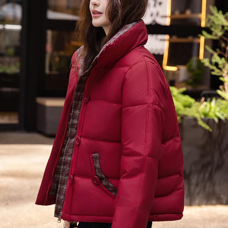 Fashion Woman Winter Coats Plus Size Elegant Loose Thick Warm Short Parkas Female Jacket