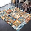 2025 New Snow Leopard Animal Carpet Rug for Living Room Bedroom Home Sofa Decoration,Kids Play Non-slip Floor Mat123