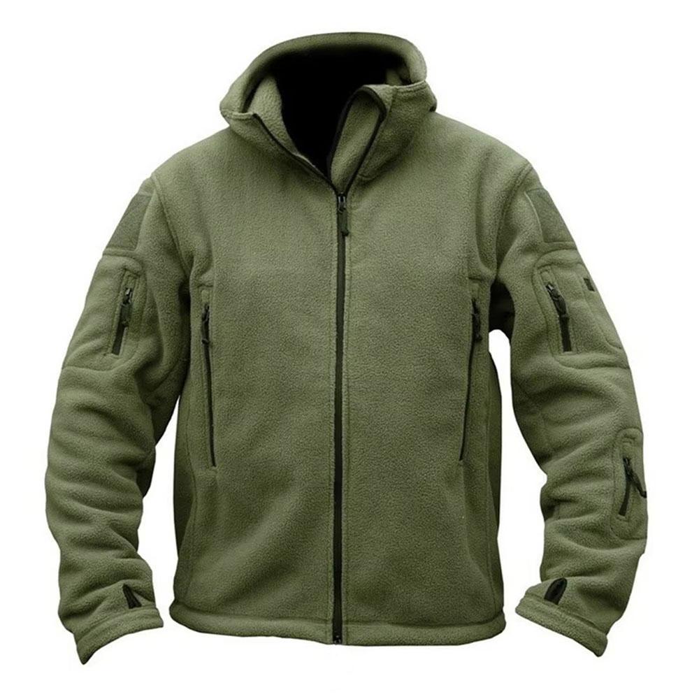 Man Tactical Jacket 300g Polar Fleece Outwear Windbreaker Thermal Heavyweight Winter Warm Coat Male Outdoor Coats Men's Jackets