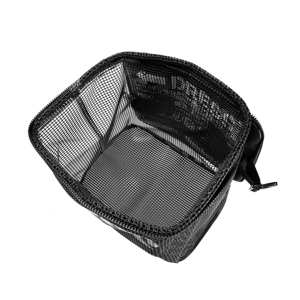 DRESS Folding Floating Scaly, Black, Medium, Stealth Black EVA, Multi-functional Fishing Tackle Bag, Tackle Case, Stringer, Bucket