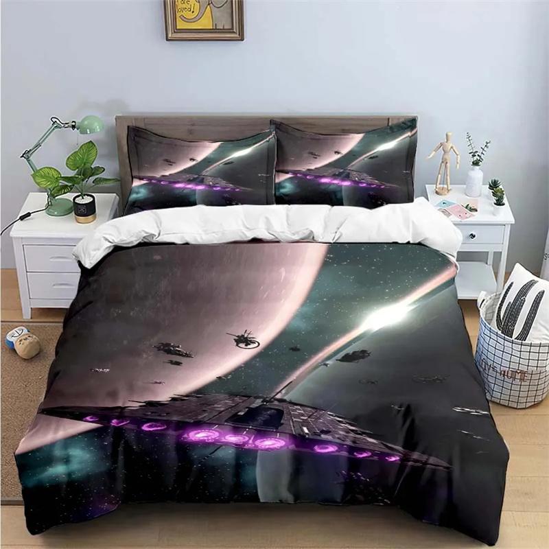 Anime 3D Game N-No-Man's-Sky Print Bedding Sets Bed Supplies Set Duvet Cover Bed Comforter Set Bedding Set Luxury Gift