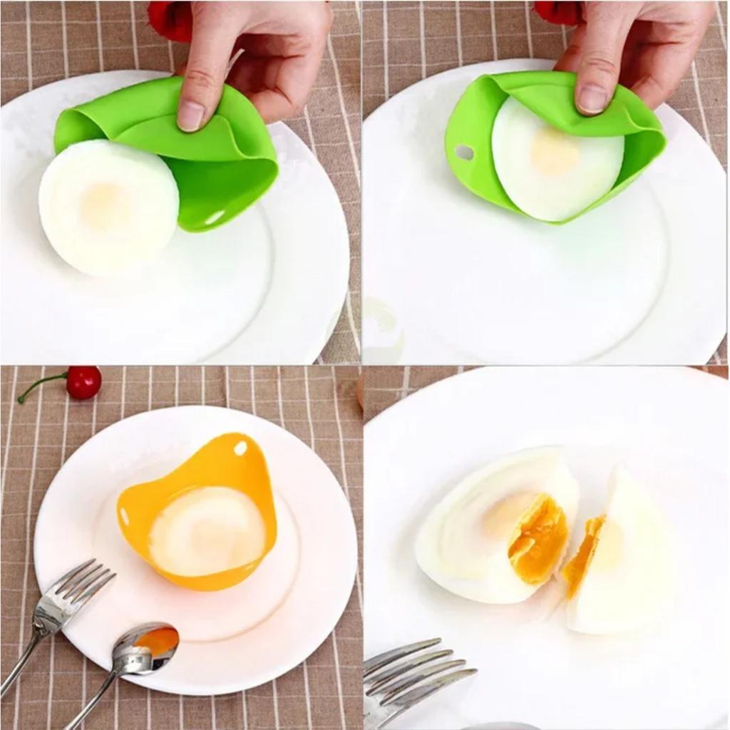 Silicone Poacher Cups Egg Boiler Mold Cup For Microwave Air Fryer Stovetop Eggs Cooking Healthy Novel Kitchen Accessories