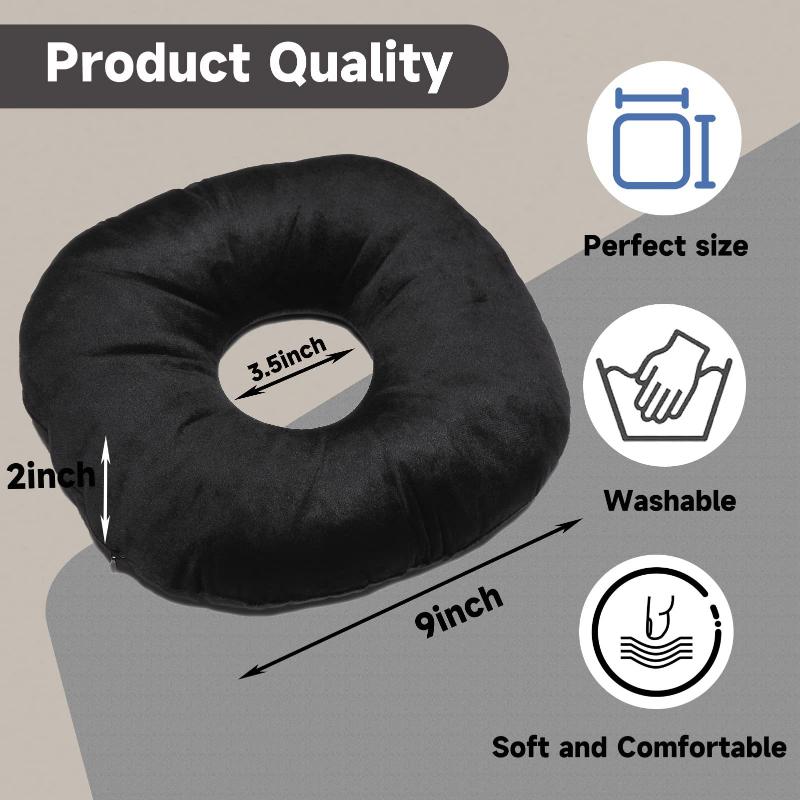 Ear Piercing Pillow For Side Sleepers O Shaped Ear Guards Pillow With Ear Hole For Home Travel For Pain Ear Pressure Sores