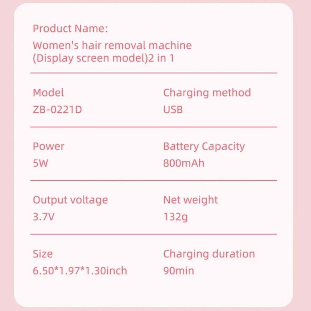 Dijital Ekran Ağrısız Tüy Alma Epilatör USB Şarj Edilebilir Kadın Vücut Jileti Yüz Bacak Koltuk Altı El Tüy Alma