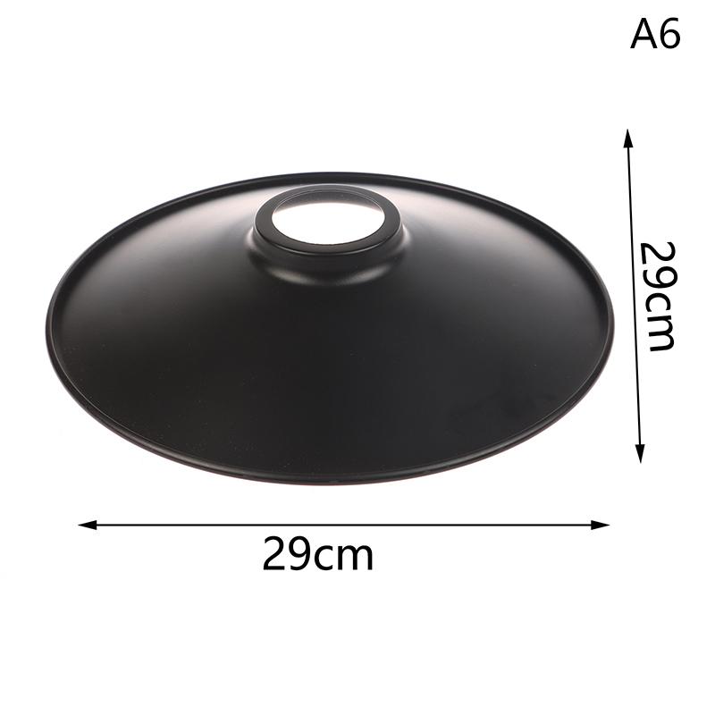 Black Iron Lampshade Chandelier Wall Lamp Table Lighting Bedside Living Room Restaurant Clothing Store Lampshade