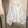 Large Size Women's Hooded Thin Sweater Women's Autumn and Winter Loose Korean Jacket