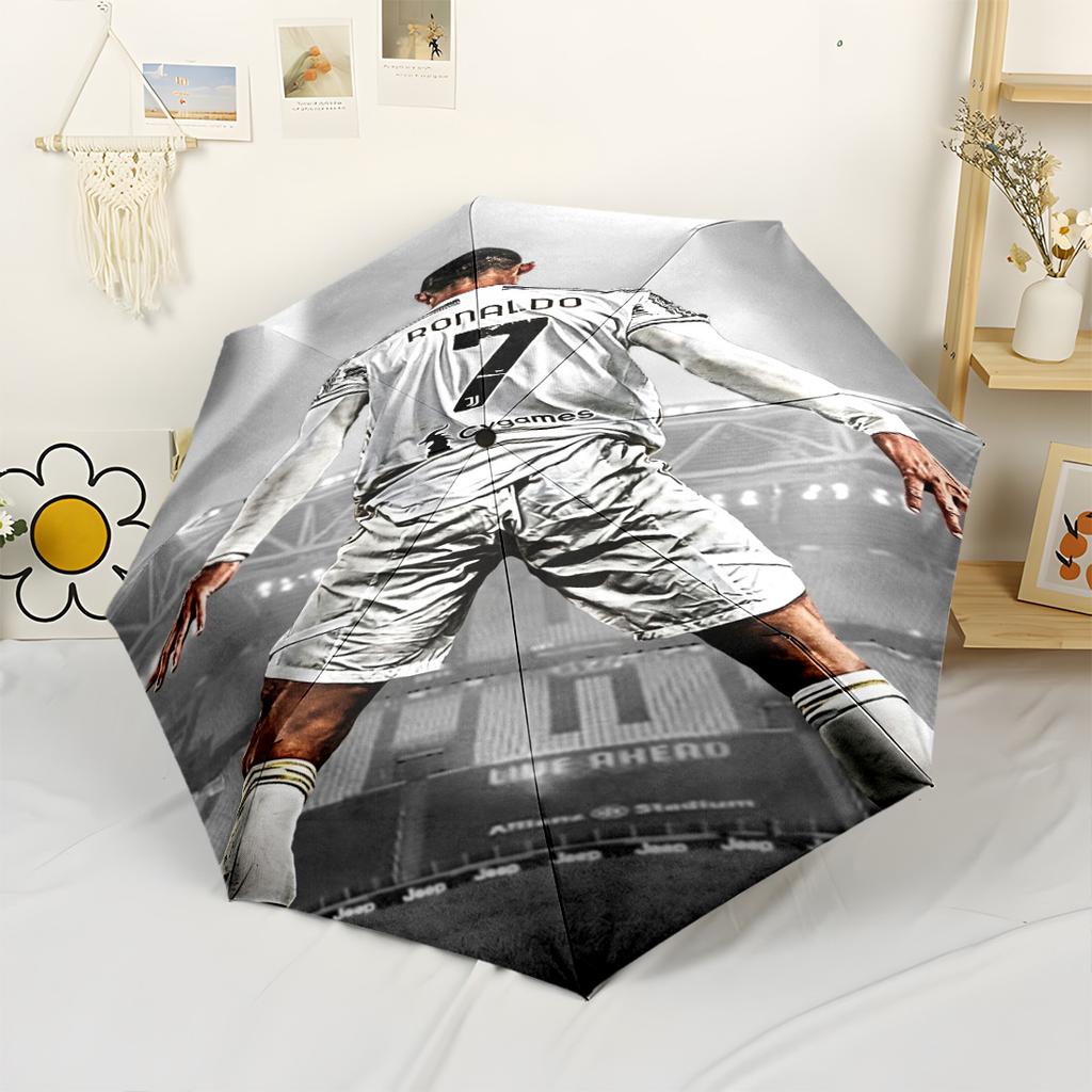 Cr7: Answer Revealed Outdoor Automatic Umbrella Compact & Durable 8-Rib Design Compact Design for Outdoor Daily Use Fashionable Spiritual Gift