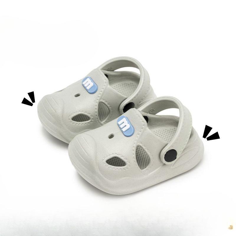 

Boys and Girls Sandals, Anti-slip Shoes, Indoor Wrap-around Flip-flops 34-35 сірий