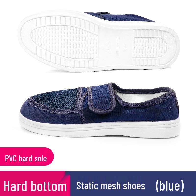 

Дышащие сетчатые туфли с защитой от запаха и антистатическим эффектом, на липучке и мягкой подошве из полиуретана