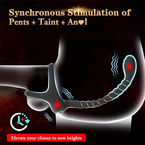 Prostate Massager Vibrating Cock Ring Stimulator APP Remote Control  Penis Ring Vibrator for Couples