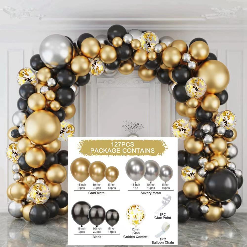 Elegant Birthday and Wedding Balloon Set - High-End Latex and Arch Decorations for Special Occasions