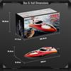 Customized Children's Educational Remote-Controlled Speedboat Toy - Popular Electric Boat for Outdoor Play