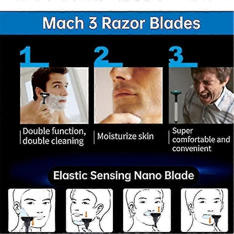 Mach 3 Razor Blades Refills 24pcs, Razor Blades For Men
