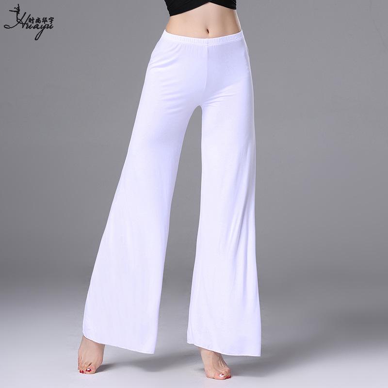 2025 Damskie Luźne Drapowane Modalne Szerokie Spodnie do Tańca i Jogi
