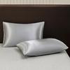 Satin Sheet and Pillowcase Set Smooth Bed Sheet Sets for Summer Satin Silk Flat Sheet With Pillowcase Includes Flat Sheet