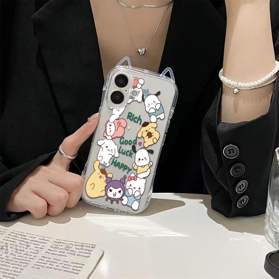Sanrio TK Cat Ears KT Case for Apple 16 