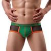 Elastic Mesh Breathable Men Boxer Underpants Sexy Low Waist Convex Underwear