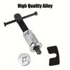 1Pc Car brake caliper piston rewinding tool - universal type, easy-to-use lever, durable iron alloy, brake pad replacement tool