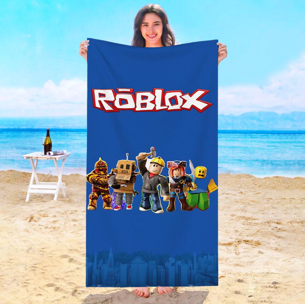Robloxes Beach Towel Travel Hotel Towels Bathroom Swimming Pool Playa Baby Spa For Home Sauna Bath Microfiber Quick Drying Gym