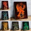 Japón Anime Digimon Póster Dibujos Animados Arte de Pared Pintura en Lienzo Impresión Imágenes Hogar Dormitorio Para Sala de Estar Decoración Pósteres de Pared Regalo