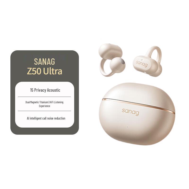 SANAG Z50 Ultra Ear Clip Open-Ear Bluetooth Sports Headset