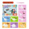 Kids' 3D Geometric Sticker Puzzle: Creative DIY Craft & Painting Toy for Kindergarten