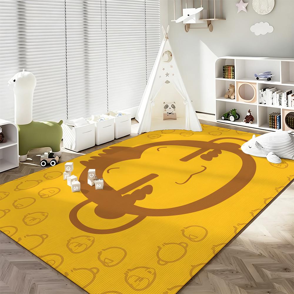 Cartoon Y-yoyocici Floor Mat Soft Flannel Entrance Door Mat Non Slip Absorbent Bathroom Bedroom Floor Rug